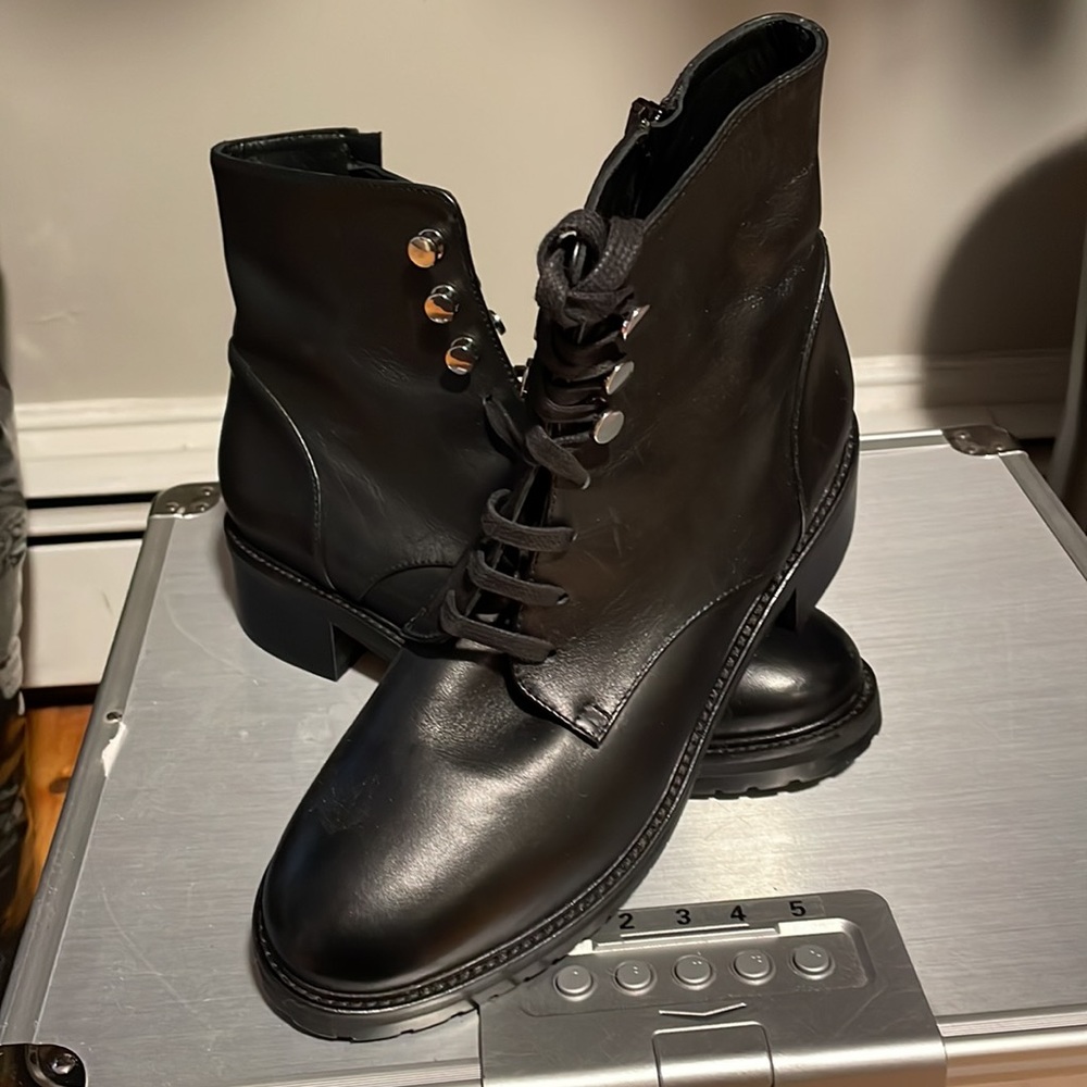 Italian leather boots